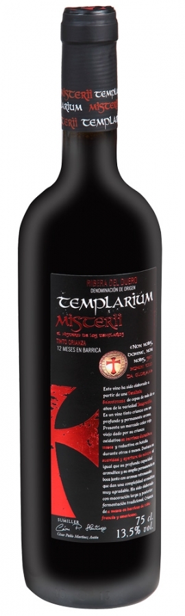 Vino Tinto Crianza Templarium Misterii